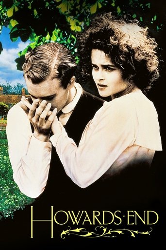 The poster features two women in period clothing, one with her hand near her face and the other gazing forward. The warm tones of their clothing contrast with the green foliage and blue sky. The mood is contemplative and nostalgic, evoking a sense of timeless romance.
