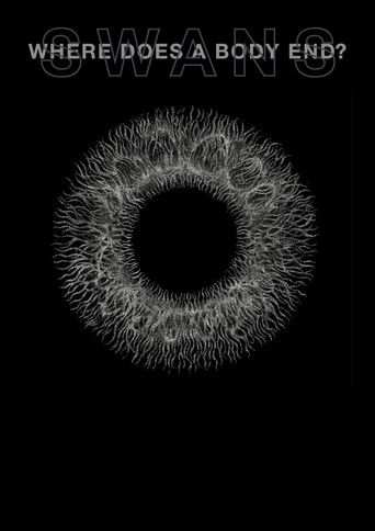 The poster features a haunting, abstract image of a swirling, misty vortex against a stark black background. The title "WHERE DOES A BODY END?" is prominently displayed in bold, white text at the top, evoking mystery and intrigue. The overall mood is eerie and suspenseful, suggesting a thriller o...