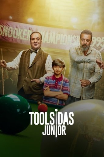 The poster features three characters—a man in a vest, a young boy in a striped shirt, and a man in a light jacket—posing on a pool table with a green cue ball in the foreground. The warm golden lighting and vibrant colors evoke a nostalgic, family-friendly atmosphere, suggesting a comedy or famil...