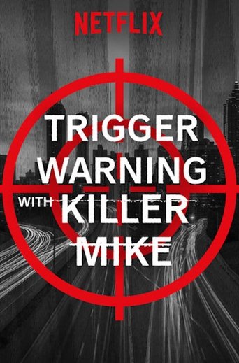 The poster features a red crosshair over a blurred cityscape, symbolizing danger and scrutiny. The bold white text announces the show's title, while the Netflix logo sits at the top. The overall design conveys suspense and intensity, with dark tones and motion blur evoking a gritty, dramatic atmo...