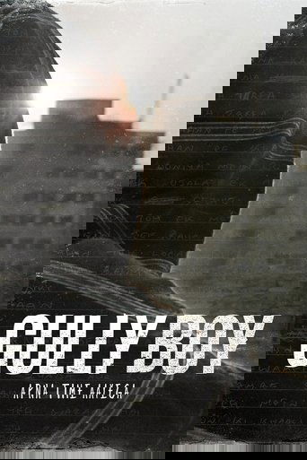 The poster features a shadowy figure in a hooded cloak, silhouetted against a hazy, sun-drenched cityscape. The muted tones and dramatic lighting evoke a gritty, mysterious atmosphere, hinting at a dark, urban story.