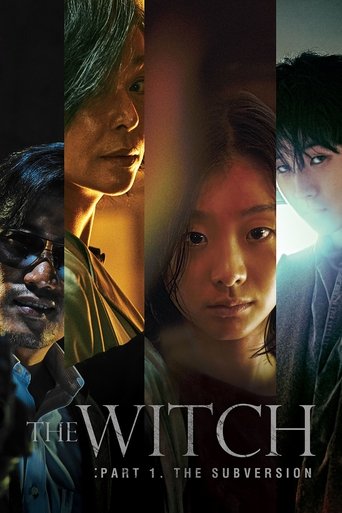 The poster features a collage of four characters in dramatic lighting, with warm and cool tones creating a mysterious atmosphere. The title "The Witch" is prominently displayed in bold, metallic lettering, suggesting a supernatural or thriller genre. The overall mood is suspenseful, hinting at a ...