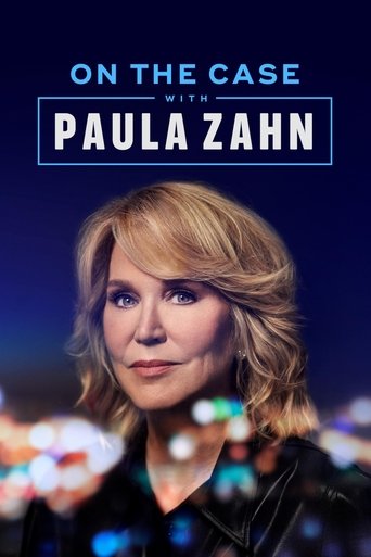 The poster features Paula Zahn with her expressive eyes and warm smile against a dark, moody background. The cool blue tones and blurred city lights create a mysterious yet inviting atmosphere, suggesting suspense and intrigue.