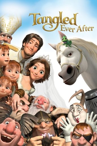The poster features a vibrant collage of animated characters, including a white horse with a green mane, a young boy in a white dress, and various children with expressive faces. The warm, sunny colors evoke a joyful and adventurous mood, capturing the essence of a magical adventure.