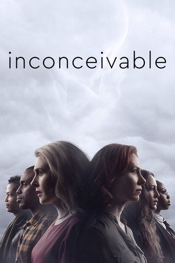 The poster features a group of women in profile against a dramatic, cloudy sky, evoking mystery and introspection. The muted tones and somber expressions suggest themes of isolation and inner turmoil, capturing the essence of the show's exploration of human connection and self-discovery.