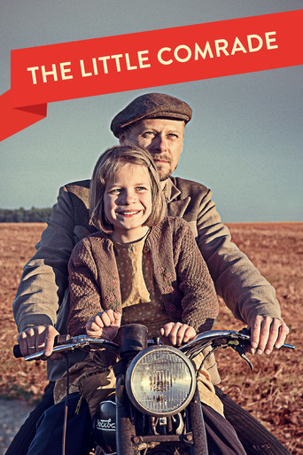 The movie poster features a man and a young girl riding a vintage motorcycle through a rural landscape. The warm colors of their clothing and the earthy tones of the background evoke a nostalgic, heartwarming atmosphere.