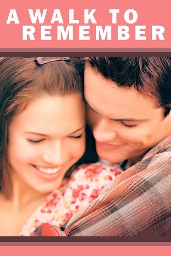 The poster features a tender, close-up shot of a couple embracing warmly, with soft lighting enhancing the intimate atmosphere. The romantic colors of pink and red create a nostalgic, heartfelt mood, perfectly capturing the essence of the film.