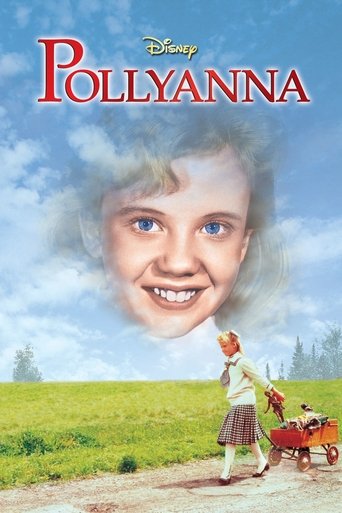 The poster features a cheerful, large portrait of a smiling girl against a bright blue sky, evoking warmth and optimism. Below, a young girl in a white dress walks with a cart through a lush green field, symbolizing hope and resilience. The Disney logo at the top hints at classic animation, while...