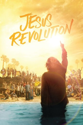 The poster depicts a lone figure raising their arm against a radiant sunset, symbolizing spiritual awakening. The vibrant orange and yellow hues evoke a sense of hope and transformation. In the background, a crowd gathers, suggesting a communal spiritual movement. The overall mood is one of empow...