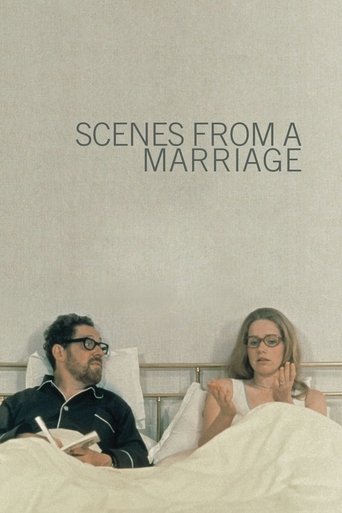 The poster features a man and woman in bed, suggesting intimacy and vulnerability. The muted tones and soft lighting evoke a somber, reflective mood, hinting at themes of marital struggles.