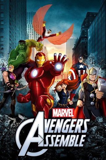 This vibrant poster showcases the Marvel Avengers in dynamic poses against a dramatic city backdrop, with colors ranging from fiery reds and oranges to deep blues and blacks. The group exudes strength and unity, capturing the epic scale of their heroic journey.