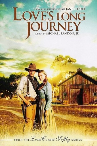 The movie poster features a romantic couple in a pastoral setting, with warm golden hues and a rustic barn in the background. The mood is one of love and nostalgia, capturing the essence of a timeless countryside romance.