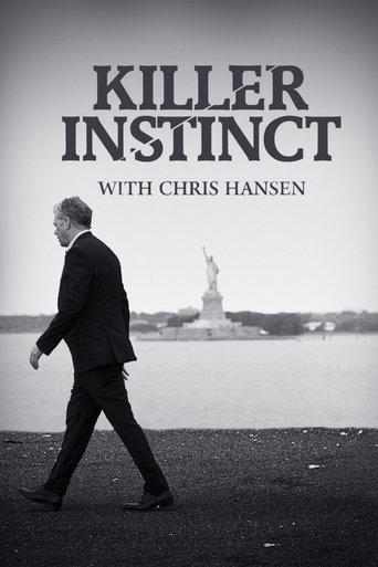 The black-and-white poster features a man in a suit walking toward the Statue of Liberty, evoking mystery and intrigue. The stark monochrome palette enhances the suspenseful mood, while the bold title and actor name suggest a gripping narrative.