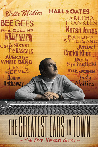 The poster features a man in a suit sitting at a computer, surrounded by a list of names and titles. The background is a warm yellow, and the text is in various fonts and sizes, creating a dynamic and engaging visual. The overall mood is professional yet approachable, suggesting a blend of entert...