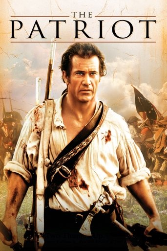 The poster features a rugged man in a white shirt and dark vest, holding a rifle, set against a backdrop of soldiers in battle. The warm, golden hues of the background evoke a sense of historical drama and action.