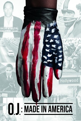 The poster features a hand painted with the American flag, symbolizing patriotism and justice. In the background, silhouettes of various individuals in formal attire suggest a courtroom or legal setting. The muted tones and serious expressions convey a somber, reflective mood, emphasizing the gra...