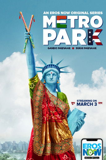 The poster features a vibrant blue character with a golden crown, holding a flag aloft against a bright sky. The character wears a red and gold outfit, symbolizing national pride. The mood is energetic and patriotic, with the American flag prominently displayed. This visual design captures the sp...