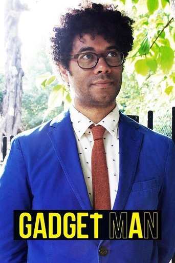 The poster features a stylish man in a bright blue suit, exuding confidence and coolness. His glasses and sharp features add to the sophisticated vibe. The vibrant colors and confident expression create an engaging and memorable image for viewers.
