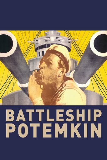 The poster features a gritty, war-torn scene with a soldier in a helmet, surrounded by mechanical elements and bold yellow and blue tones. The mood is intense and dramatic, capturing the essence of a historical naval conflict.
