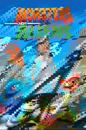 Monsters vs Aliens poster