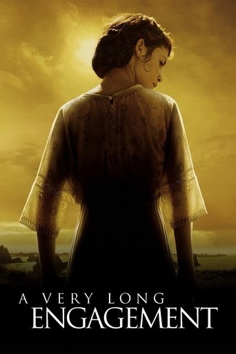 The poster features a woman in period clothing standing against a dramatic, golden sunset sky. Her silhouette is set against a warm, ethereal background, evoking a sense of longing and historical romance.
