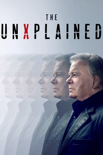 The poster features a row of silhouetted figures in a monochromatic palette, with one prominent figure in the foreground wearing a dark jacket. The muted tones and shadowy figures evoke a sense of mystery and suspense, while the title "The UnXplained" in bold, white letters adds a dramatic flair.