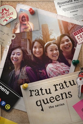 The poster features four smiling women in vibrant purple and pink clothing, exuding a joyful, youthful energy. The warm, golden lighting enhances their cheerful expressions, while the bold typography and colorful elements create a lively, inviting atmosphere that captures the essence of their spi...