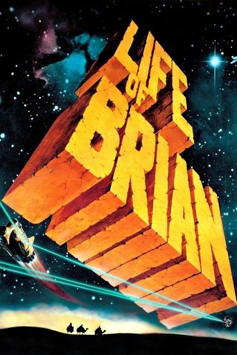 The poster features a dramatic space scene with a spaceship and planets in the background, evoking a sense of adventure and mystery. The title "Life of Brian" is prominently displayed in bold, golden letters, suggesting themes of survival and resilience. The overall mood is one of epic storytelli...