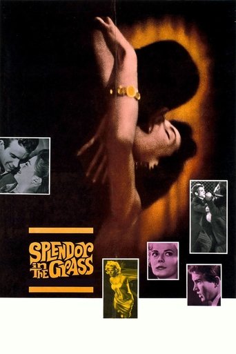 The poster features a dramatic, shadowy figure in a golden halo, evoking mystery and allure. Surrounding the central image are smaller, moody portraits of people in various poses, hinting at the film's themes of hidden identities and dramatic storytelling. The dark background with warm lighting c...