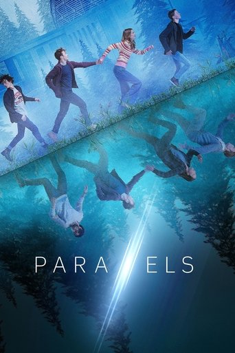 The poster features a dramatic underwater scene with people floating upside down, creating a surreal and mysterious atmosphere. The cool blue tones dominate the image, evoking an eerie and dreamlike mood. The title "PARA ELS" is prominently displayed in white text at the bottom, suggesting a conn...