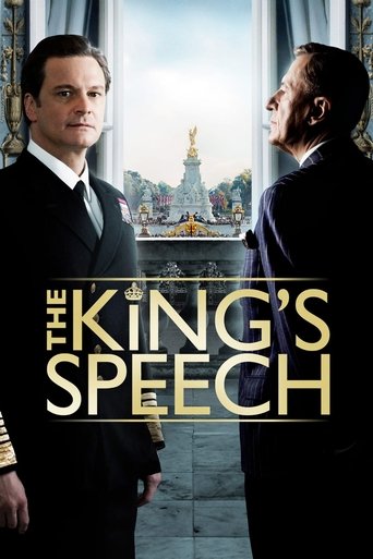 The poster features two men in formal suits standing before a grand, ornate building with a golden dome, evoking a sense of royalty and historical drama. The muted colors of the suits and the soft, diffused light create a somber yet dramatic atmosphere, reflecting the film's blend of personal str...