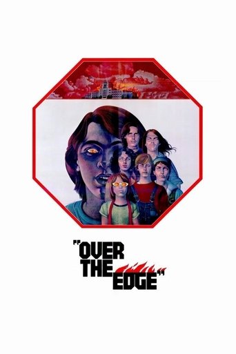 The poster features a striking red octagon framing the image, with a dramatic, dark atmosphere. A woman with dark hair dominates the foreground, her face partially obscured by shadows, while a group of people in colorful clothing stands behind her. The colors are vivid, with deep reds, blacks, an...