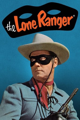 The Lone Ranger poster features a cowboy in a white hat and black mask against a blue background. He holds a revolver, exuding a rugged, adventurous mood. The title "The Lone Ranger" is prominently displayed in bold, red letters.