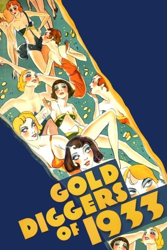 The poster features a vibrant collage of glamorous women in vintage attire against a deep blue background, evoking the 1930s glamour. The bold, golden text announces the movie's title, while the dynamic composition suggests a story of romance and rebellion.