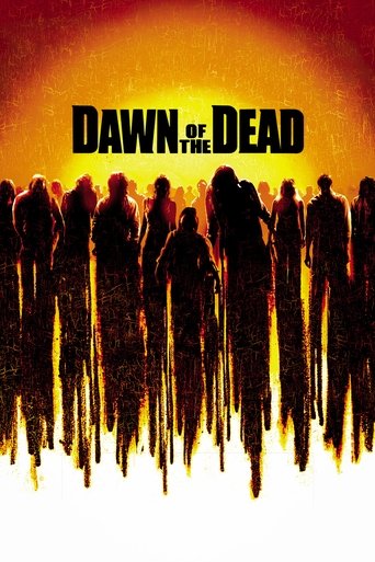 The poster features silhouettes of people standing in a line against a fiery sunset, evoking a sense of mystery and danger. The warm, intense colors create an ominous atmosphere that hints at the supernatural horror of the film.