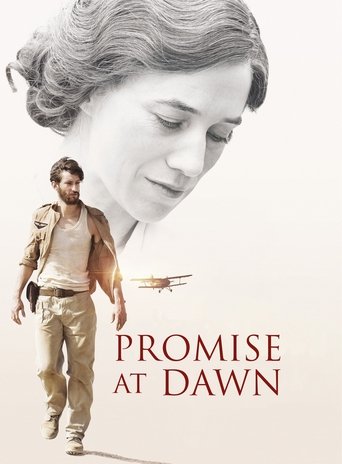 The poster features a serene, sepia-toned portrait of an elderly woman with her head bowed, evoking a sense of contemplation and nostalgia. Below her, a young man walks confidently toward the viewer, symbolizing hope and determination. The warm, earthy tones of the image combine with the bold, se...