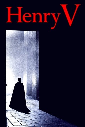 The poster features a lone figure in a dark cloak standing at the threshold of a mysterious, misty doorway, evoking a sense of mystery and intrigue. The stark black background contrasts sharply with the red title text, creating a dramatic and ominous atmosphere.
