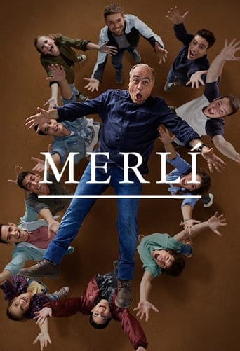 The poster features a group of diverse characters arranged in a circular formation against a warm brown background. The central figure, a bald man in a blue shirt, exudes confidence and charisma, while surrounding individuals display varied expressions and poses, suggesting a dynamic and engaging...