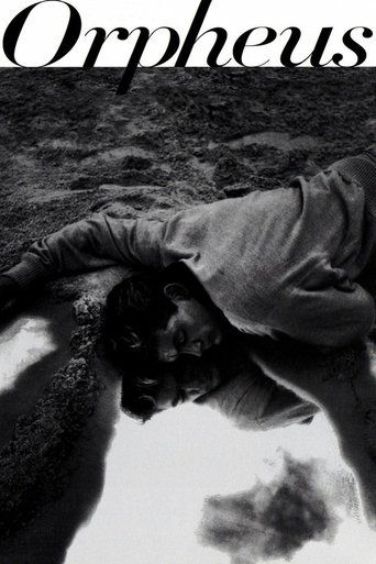 The black-and-white poster features a dramatic, low-angle shot of a man in a hooded cloak, his face partially obscured by shadows, as he gazes downward into a dark, rocky landscape. The stark contrast between the dark figure and the bright, textured background evokes a sense of mystery and melanc...