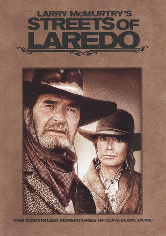 The poster features two characters in a sepia-toned Western scene, exuding a rugged, nostalgic mood. The sepia background and muted colors evoke a classic, timeless atmosphere, while the cowboy hats and rugged attire suggest a gritty, authentic Western setting.