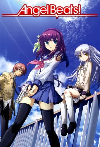 The poster features three anime characters against a bright blue sky, with vibrant colors and dynamic poses. The mood is energetic and youthful, capturing the essence of the show's magical and emotional themes.