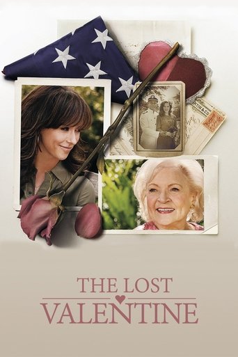The poster features a collage of vintage photos and a heart, with a woman and an elderly woman smiling warmly. The colors are soft, with muted tones and a touch of red, evoking nostalgia and romance. The overall mood is sentimental and heartwarming, suggesting a story about lost love and cherishe...