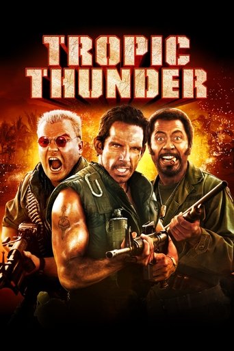 The poster features three men in military-style uniforms against a fiery, dramatic background. The intense expressions and weapons suggest a high-stakes action movie. The warm colors and dramatic lighting create an exciting, suspenseful atmosphere.