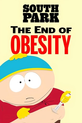The poster features South Park character Stan in a cheerful pose against a bright yellow background. The bold red text announces the movie's title, while the playful, cartoonish style conveys a lighthearted and humorous tone.