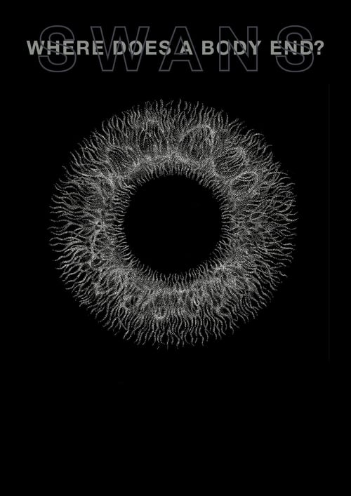 The poster features a haunting, abstract image of a swirling, misty vortex against a stark black background. The title "WHERE DOES A BODY END?" is prominently displayed in bold, white text at the top, evoking mystery and intrigue. The overall mood is eerie and suspenseful, suggesting a thriller o...