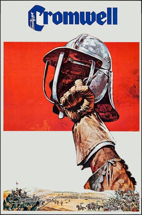 A dramatic poster featuring a soldier in a helmet against a fiery red background, evoking a sense of action and historical drama.