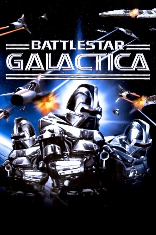 The poster features a dramatic scene with armored soldiers in the foreground, their metallic bodies gleaming under a starry backdrop. Above, sleek spacecraft fly across the dark space, creating a sense of cosmic adventure. The cool blues and blacks of space contrast with the warm glow of explosio...