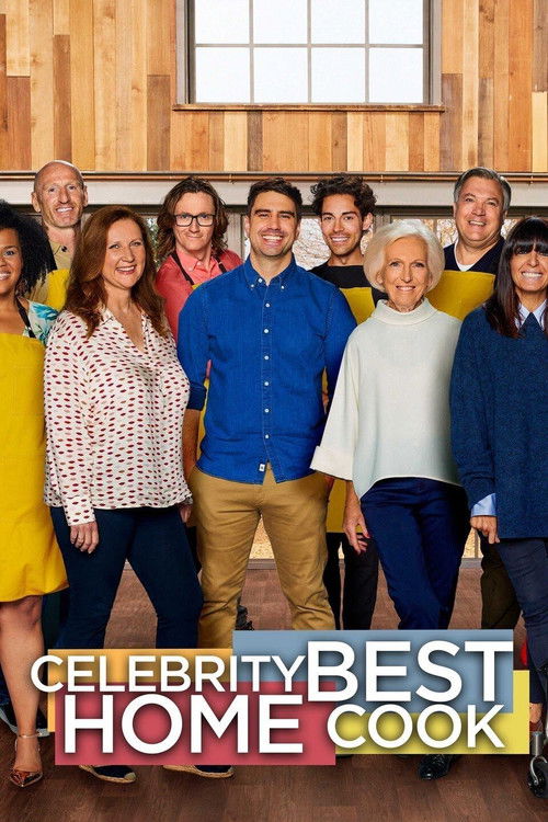 The poster features a diverse group of celebrities posing in a warm, inviting kitchen setting. The vibrant colors of their clothing—ranging from bright yellows and reds to soft blues and whites—create a lively and cheerful atmosphere. The group exudes a sense of fun and camaraderie, suggesting a ...