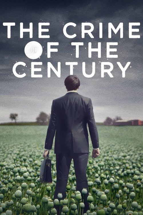 The poster features a man in a dark suit walking away from the viewer through a vast field of green vegetables, evoking a sense of mystery and isolation. The muted colors and somber mood suggest a thriller or crime drama, hinting at the dark themes of the show.