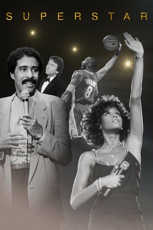 This TV show poster features a collage of iconic figures from the 1960s, including a man in a suit, a woman in a dress, and basketball players in action. The warm, golden lighting and vintage aesthetic evoke a nostalgic, celebratory mood, highlighting the era's vibrant culture and sports spirit.